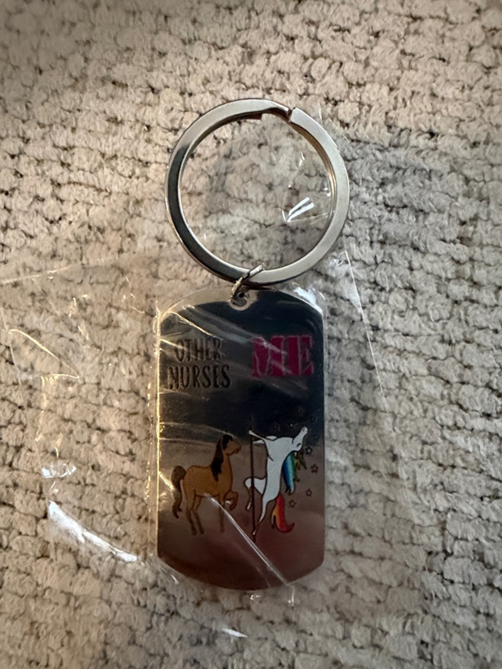 Nurse Life Pink Badge Lanyard with ID Holder - Picture 3 of 4